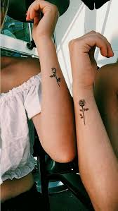 Small Bird And Rose Tattoo Simple Mini Flower Tattoo The Flying Birds Tattoo Can Force You To Truly Feel Happy And Peaceful The Sister Tattoos Tattoos For Daughters Cute Tiny Tattoos