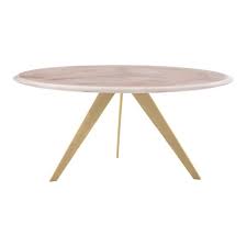 Shop wayfair for the best quartz coffee table. Arteriors 2734 Essex 36 Inch Gold Leaf Rose Quartz Cocktail Table Round