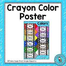 Crayon Color Poster