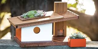 Yard decor bird house tree house diy backyard birds modern bird feeders modern birdhouses backyard design wooden bird feeders bird. Midcentury Modern Is Back Santacruz Com