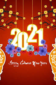 Every year is represented by a zodiac animal sign. Happy New Year 2021 Ox Flowers Red Background 1242x2688 Iphone 11 Pro Xs Max Wallpaper Background Picture Image