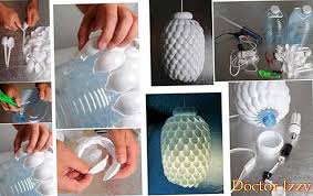 Meskipun cukup aman dan tidak. Idea Lampu Dengan Bahan Kitar Semula Dengan Foto