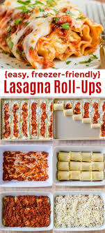 Easy And Freezer Friendly Lasagna Roll Ups Taste Like Classic Lasagna Super Beefy Saucy And Cheesy Easy Lasagna Recipe Recipes Food