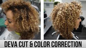 Deva Cut Color Correction Going Blonde Curls One On One Hair Salon Biancareneetoday Youtube
