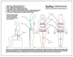 Sewing Measurement Worksheets For The Seamstress Dressmaker And Tailor Free From Sewneau Sewing Measurements Dressmaking Measurement Worksheets