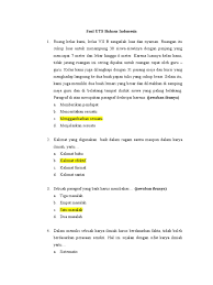 Soal uts bahasa indonesia mahasiswa semester 1. Soal Uts Bahasa Indonesia 3