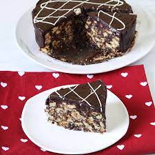 Biscuit Cake Made With Biscuits Milk Cocoa Nuts Chocolate This Easy No Bake Choc Homemade Cake Recipes Chocolate Easy Cake Recipes Chocolate Biscuit Cake