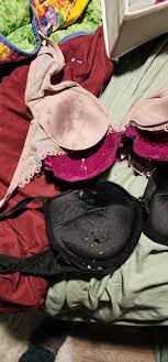 I used to cum on my existence bras and put them back. When she got home Id  tell her she had worn a cum soaked bra all day at work. Havent done