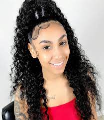 Brazilian Virgin Hair Deep Wave 360 Lace Frontal Wig Heavy Density Curly Hair Styles Wig Hairstyles Human Hair Wigs