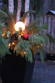 Outdoor Holiday Planters Holiday Planter Christmas Planters Winter Planter