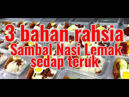 Sila baca dan ikuti resepi ayam masak merah yang dikongsikan oleh maimunah binti zulkifli‎ di facebook seperti di bawah ini. 3 Bahan Rahsia Jadikan Sambal Nasi Lemak Sedap Terbongkar Sesuai Untuk Meniaga Dan Katering Litetube