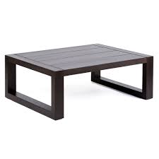 Espresso wood filipek 3 piece coffee table set. Palm Beach Modern Outdoor Dark Wood Coffee Table Eurway