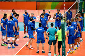 Grande feito do voleibol masculino do brasil, a conquista do título da liga das nações, após vitória sobre a polônia por 3 sets a 1, no último domingo (27). Cbv Rio 2016 Brasil Faz Primeiro Treino No Palco Oficial Dos Jogos Olimpicos