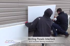 Do It Yourself Insulated Skirting Installation For Manufactured Homes Handyman Tips Manufacturedhomelivingnews Com