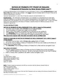 The first step in getting letters of executorship is reporting the deceased estate to the master. Probate Letter To Executor Executor Letter To Bank Probate Executor Executor Letter To Bank Probate Executor