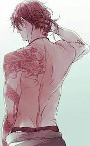 anime guys おしゃれまとめの人気アイデア pinterest estefi イラスト ダークなアニメの男 背中 イラスト