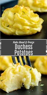 Christmas looks different this year. This Easy Duchess Potatoes Recipe Is An Elegant Make Ahead Mashed Potato Recipe That Is Thanksgiving Recipes Side Dishes Duchess Potatoes Christmas Food Dinner