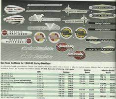 Harley Davidson 1940 80 Gas Tank Emblems Harley Harley Davidson Davidson