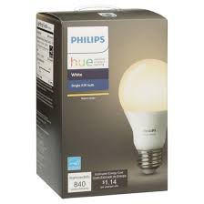 Philips 455295 hue white a19 single led bulb, works with amazon alexa (hue bridge required). Philips Hue White A19 Smart Light Bulb 60w Led 1 Pack Walmart Com Walmart Com