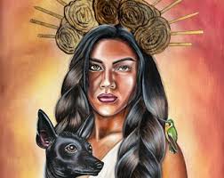 Diosa Latina Art Print, Arte Latinx, poder latino, Arte Chicano, Mujeres de  color, arte de mujer poderosa, Empoderamiento de las Mujeres, arte