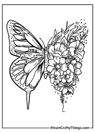 This flower vase coloring sheet has a whole arrangement of flowers that you can assign all the colors of the rainbow. New Beautiful Flower Coloring Pages 100 Unique 2021