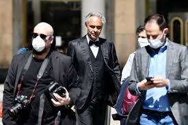 Andrea bocelli , orchestra dell'accademia nazionale di santa cecilia , myung whun chung — rossini: Italy Bocelli Says Sorry For Covid 19 Comments Wanted In Rome