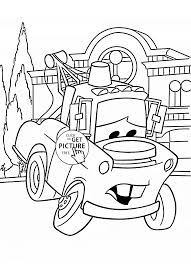 Pin On Cars Coloring Pages