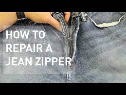How To Fix A Jean Zipper Off Track - Youtube