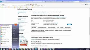 How To Install Hp Universal Print Drivers On Windows Youtube