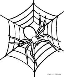 Harvest pumpkins and smiling jack o'lanterns. Free Printable Spider Coloring Pages For Kids
