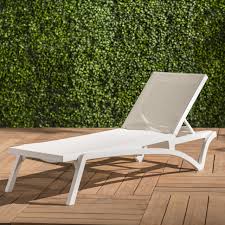 We carry chaise lounges in vinyl strap, sling fabric, recycled plastic, plastic resign, marine grade polymer, and cast aluminum. In Water Pool Lounge Chairs You Ll Love In 2021 Visualhunt