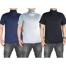 Panjang 63 cm, lingkar dada 92 cm, lingkar pinggang 92 cm, bahu 43 cm, lengan 16 cm. Jual Kayser Kaos Pria Pendek Kaos Turtleneck Lengan Pendek Turtle Neck Pria Baju Style Online April 2021 Blibli