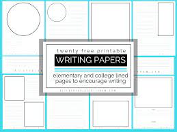Printable pdf writing paper templates in multiple different line sizes. Printable Writing Paper For Kids Twenty Versions Of Lined Paper To Print The Kitchen Table Classroom