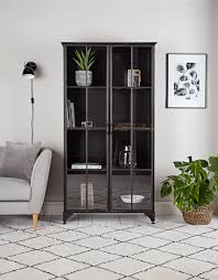 Black Iron Display Cabinet Tall Home Storage Units Drawers Ladders Shelves Home Storage Sol Display Cabinet Luxury Home Furniture Home Storage Units