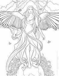 And legend as i do. Goddess Coloring Pages For Adults
