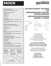 Adapter kit for standard valve moen replacement part. Moen Moentrol Instruction Sheet Pdf Download Manualslib