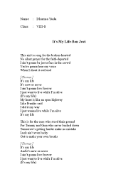 Memilih lepaskan menjalani hubungan sekian lama dan mulai terasa tak ada bahagia hubungan yang sudah. Lirik Lagu It S My Life Bon Jovi Song Recordings Songs