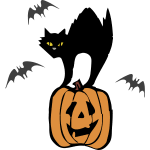 Halloween black cat set svg scrapbook cut file cute. Halloween Cat Free Svg
