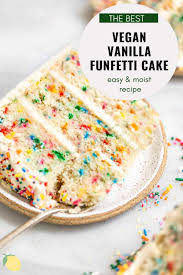 Vegan Vanilla Funfetti Cake Eat With Clarity Desserts Recipe Dairy Free Buttercream Vegan Gluten Free Cake Vegan Vanilla Cake