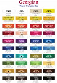 45 abundant oil paints colour chart