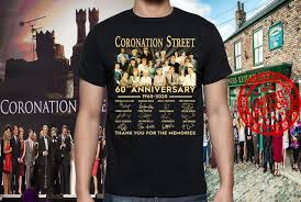 This list includes all of the coronation street main actors and actresses , so if they are an integral part of the show you'll find. Coronation Street 60th Anniversary 1960 2020 Thank You For The Memories Shirt