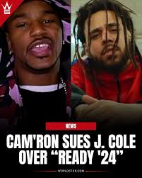 According to reports, #Camron has sued #JCole over their song “Ready '24,”  claiming he contributed lyrics and a verse in exchange for Cole appearing 