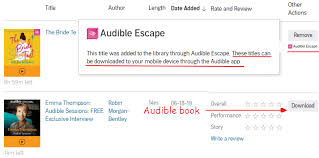 1) open the audible app, which can be downloaded from apple store or google play store. How To Download Audible Escape Audiobooks To Computer