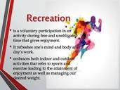 Pe active recreation | PPT