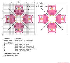 Tear off small pieces of batting, and stuff your biscornu. Cross Stitch Small Biscornu 40 X 40 Stitches With Violet Owls Free Cross Stitch Patterns Simple Unique Alphabets Baby