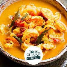 Crevettes Curry Coco Recette En 2020 Crevettes Curry Curry Coco Recette Crevette Curry