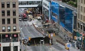 giant sinkhole opens in downtown ottawa