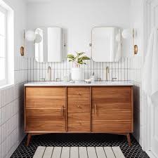 Midcentury vanity cabinet by luigi massoni for poltrona frau, 1970s. Mid Century Modern Bathroom Sink Artcomcrea
