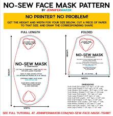 Make A No Sew Face Mask From A T Shirt Jennifer Maker Easy Face Mask Diy Easy Face Masks Diy Face Mask