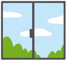 いろいろな窓の外の天気のイラスト | かわいいフリー素材集 いらすとや